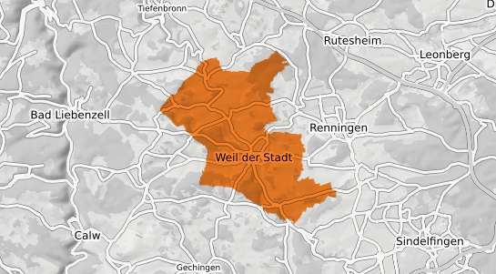 Mietspiegelkarte Weil der Stadt
